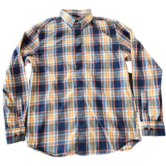 Banana Republic Button Down Lightweight Flannel Shirt Size M - Picture 1 of 7